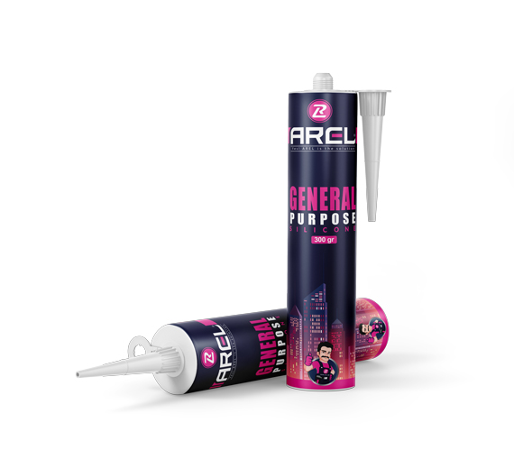 چسب سیلیکون همه کاره  آرل 300 میل